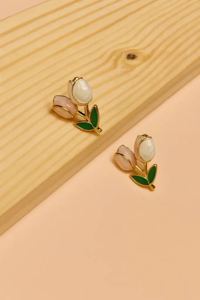 [Mini Tulip Earrings] Mini Tulip Earrings