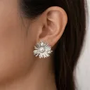 Pearl Starburst Earrings