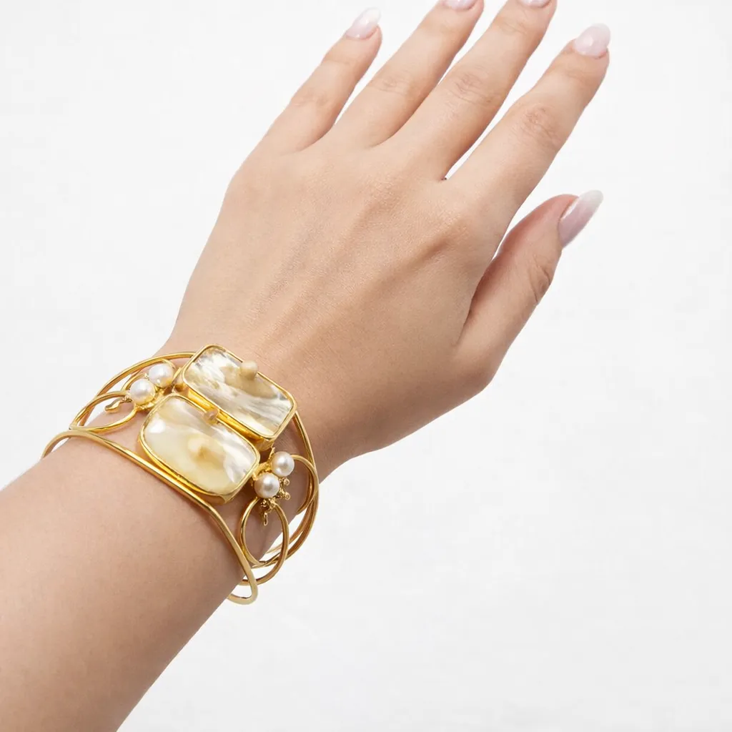 Pearl Marble Luxe Cuff