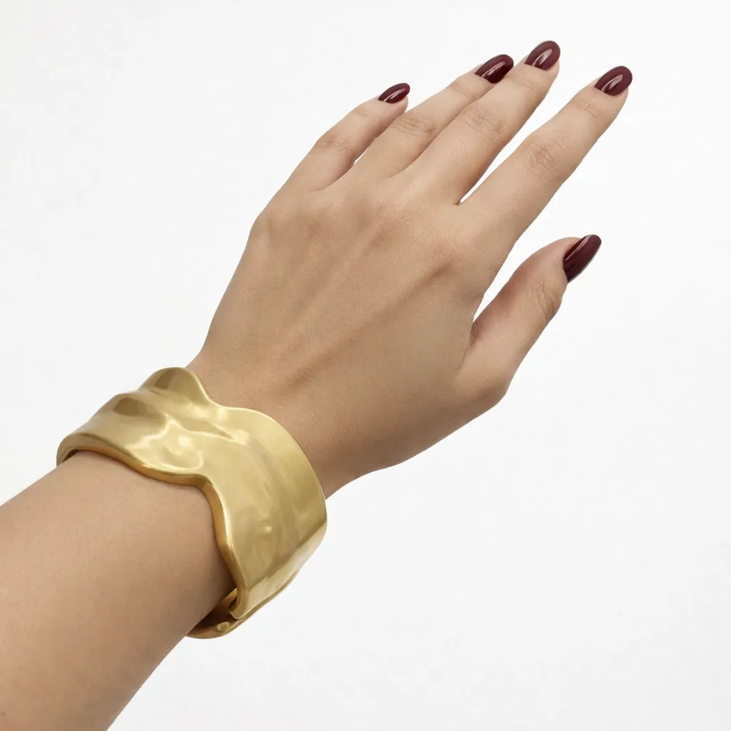 Golden Wave Cuff
