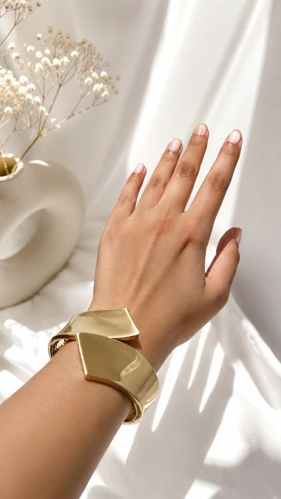 Sculpted butterfly gold bracelet