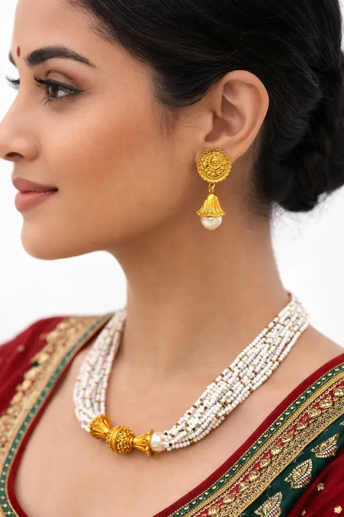 Timeless Ethnic Charm Neck piece Set