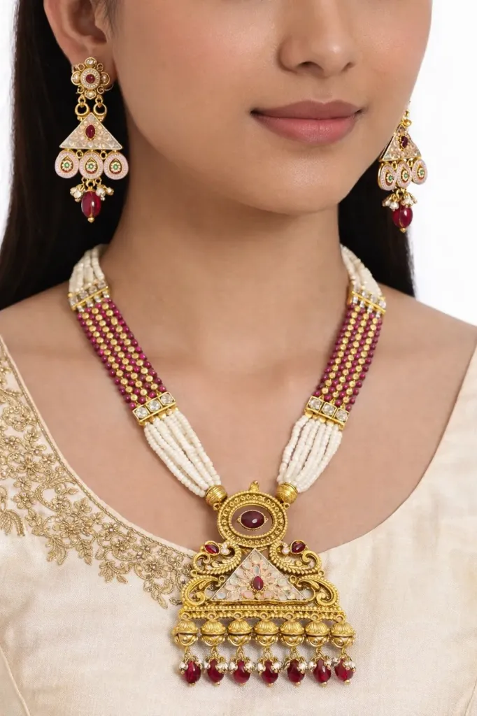 Pink Gold Grace neckpiece