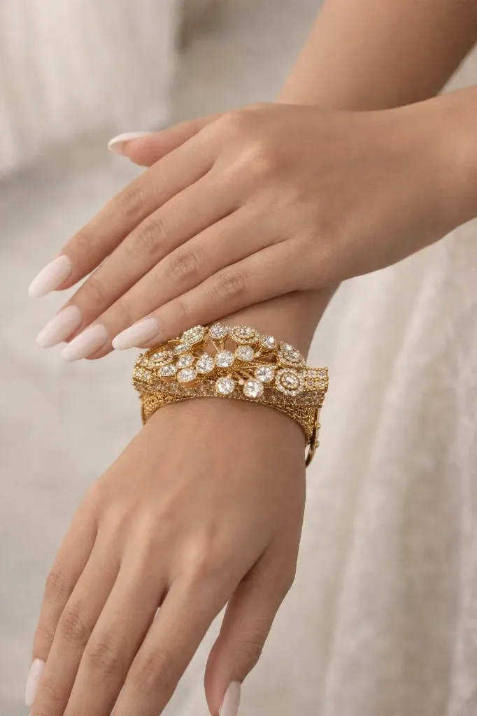 American Diamond Cuff Bracelet